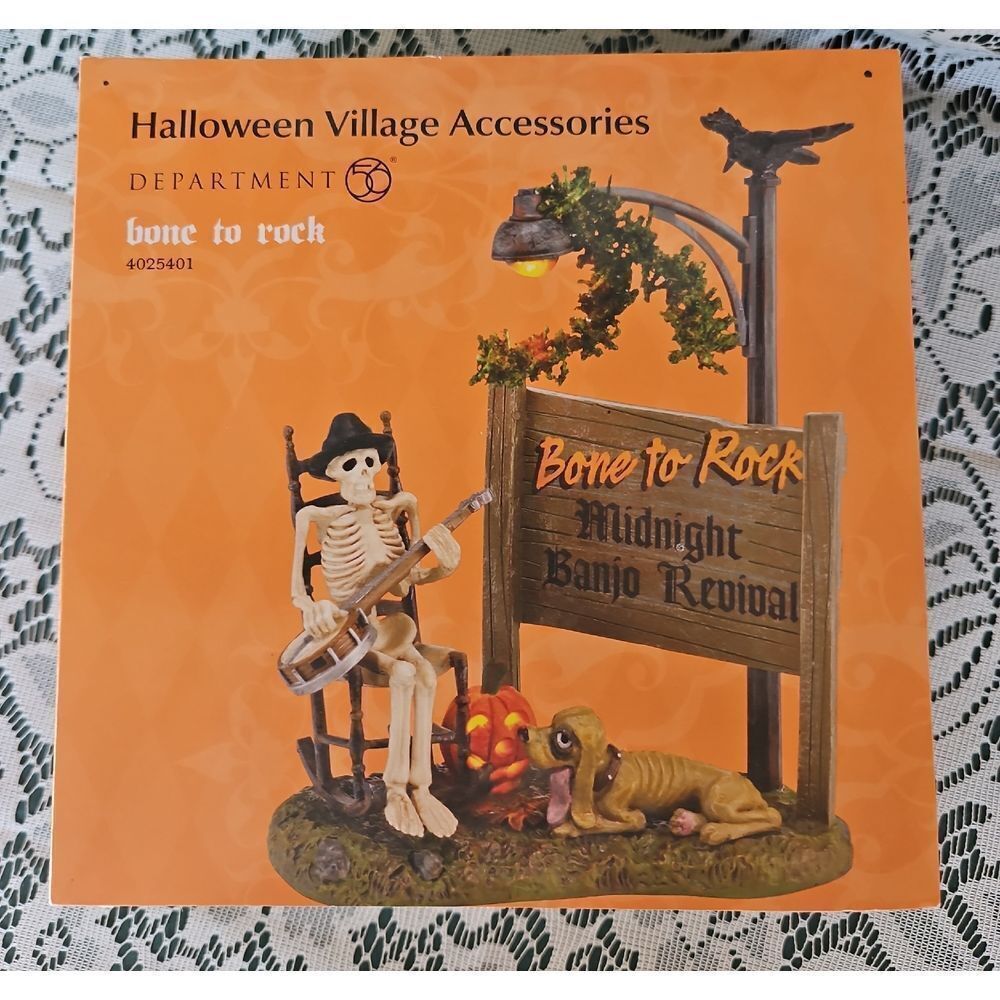 Department 56 Bone to Rock Skeleton Figurine Set